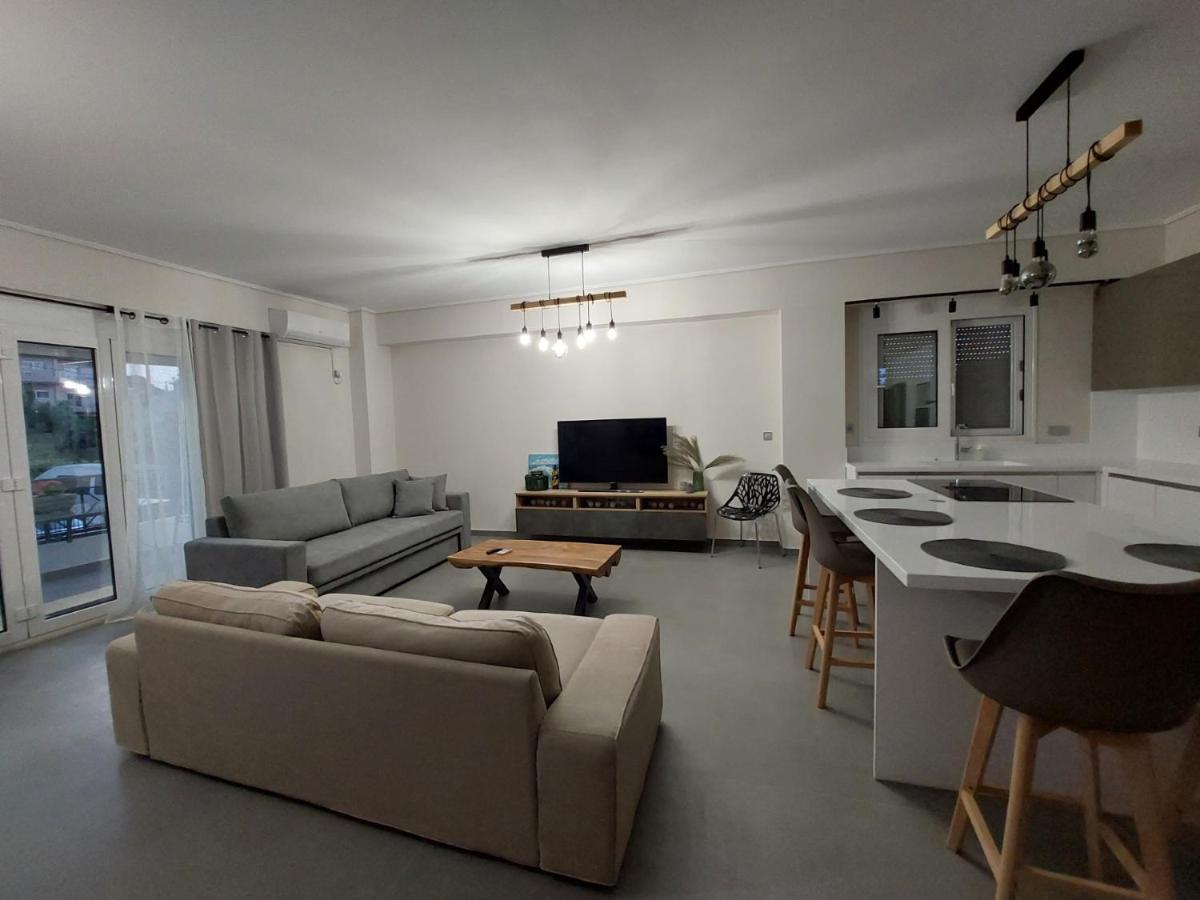 New Minimal Apartment,10' From Athens Airport Spáta Екстериор снимка