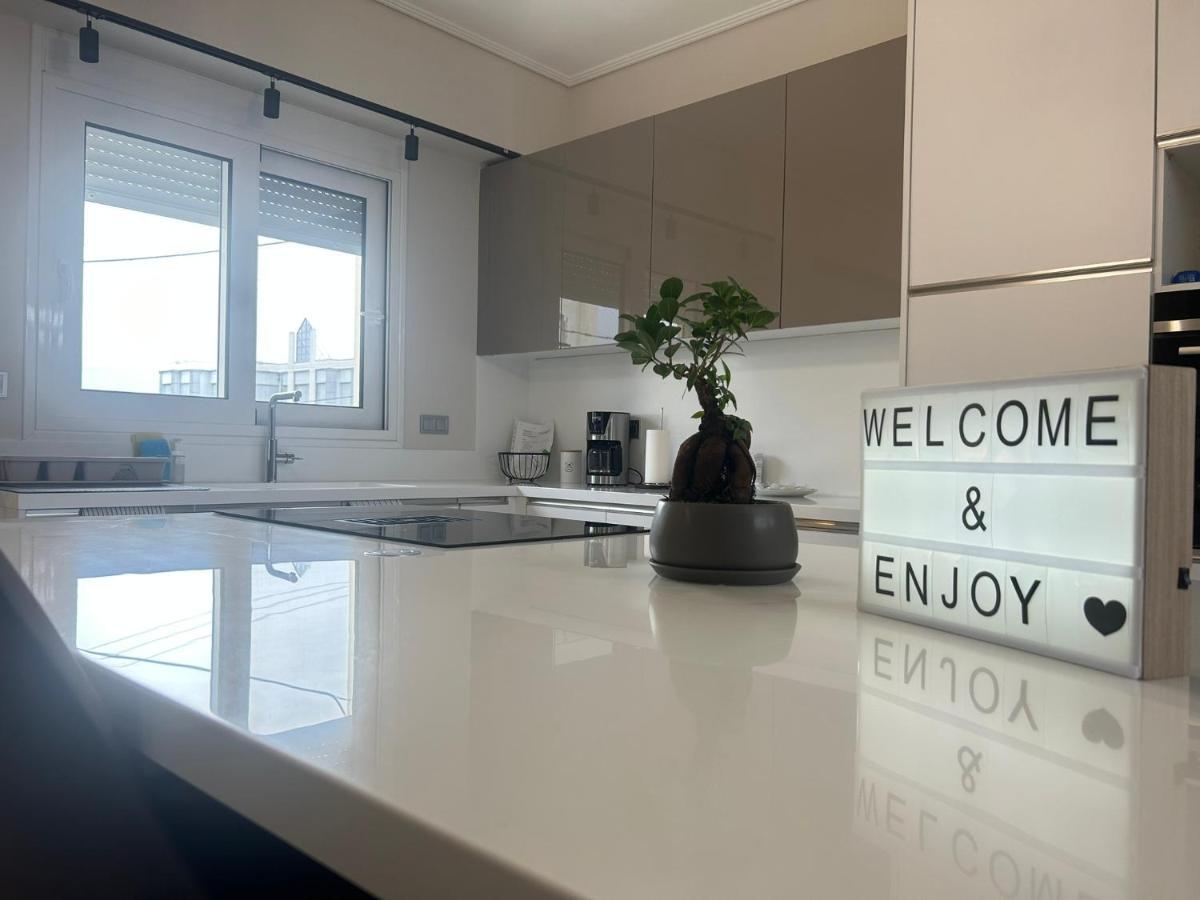 New Minimal Apartment,10' From Athens Airport Spáta Екстериор снимка