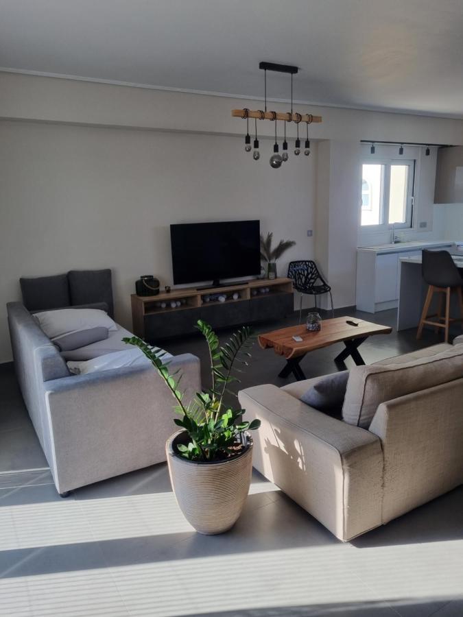 New Minimal Apartment,10' From Athens Airport Spáta Екстериор снимка