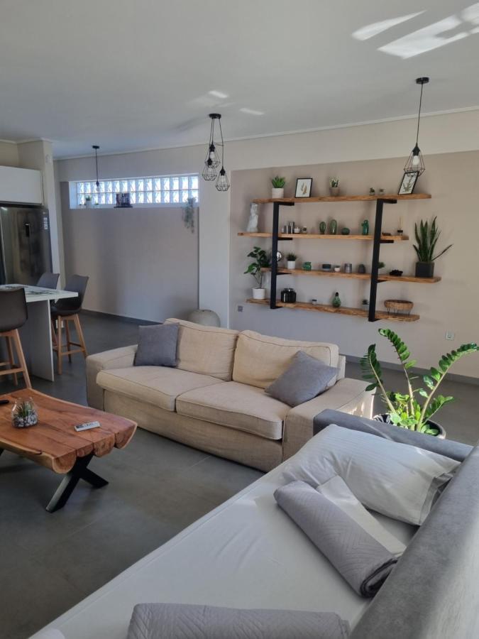 New Minimal Apartment,10' From Athens Airport Spáta Екстериор снимка