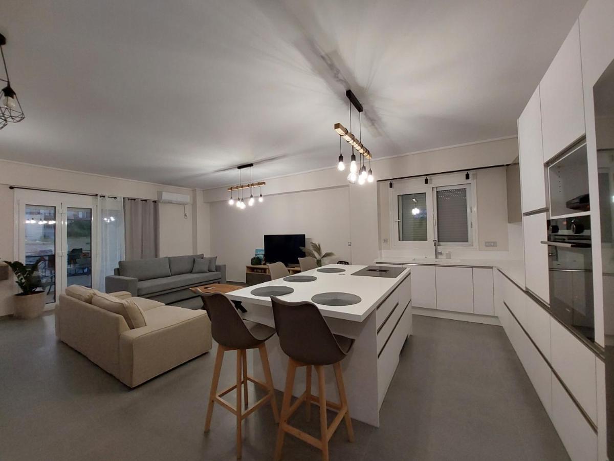 New Minimal Apartment,10' From Athens Airport Spáta Екстериор снимка